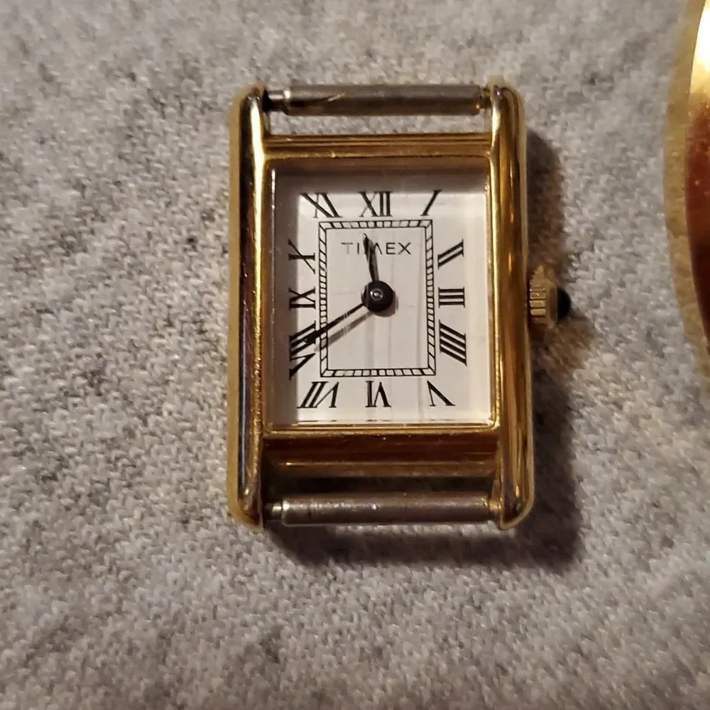 Lot of 3 Antique Wind Up Watches Timex Date & Supreme Bangle Watch‎ Silver Gold